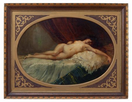 Bruto Mazzolani Ferrara 1880 - Milano 1949 Nudo femminile disteso