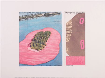 Christo, Surrounded Islands, Project for Biscayne Bay, Miami, Florida, 2003