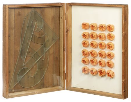 Mario Ceroli, La valigia dell'emigrante, 1970