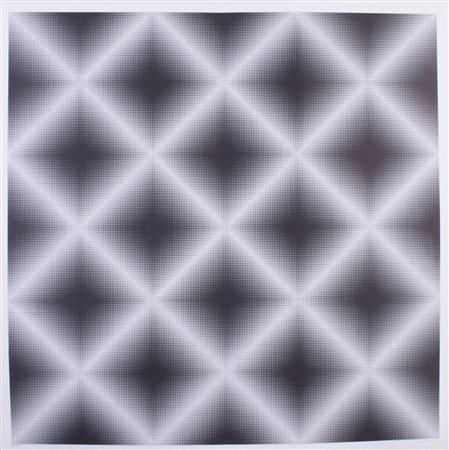 Getulio Alviani, Testura grafica per ortogonale, (1972)