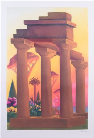 Salvo, Paesaggio con colonne