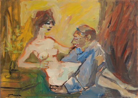 Mino Maccari, Figure, 1967