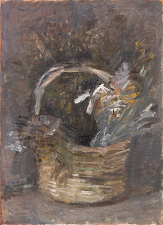 Mario Marcucci, Cesto con fiori, 1970