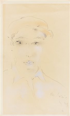 Filippo de Pisis, Ritratto di giovinetto, 1943