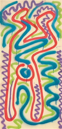 Keith Haring & L.A. II, Senza titolo, 1983