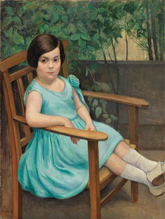 Carlo Socrate, Ritratto della piccola Biancale, 1926