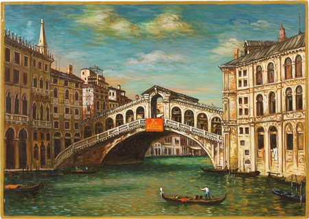Giorgio de Chirico, Venezia - Ponte di Rialto, 1952
