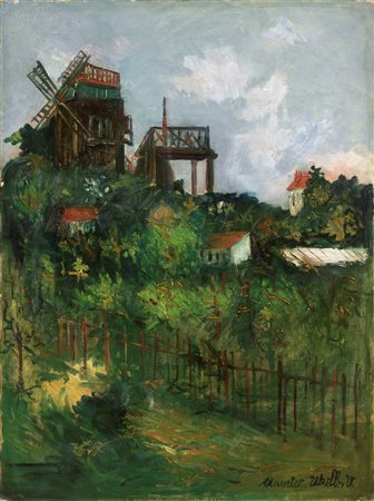 Maurice Utrillo, Le Moulin de la Galette a Montmartre, 1920-25