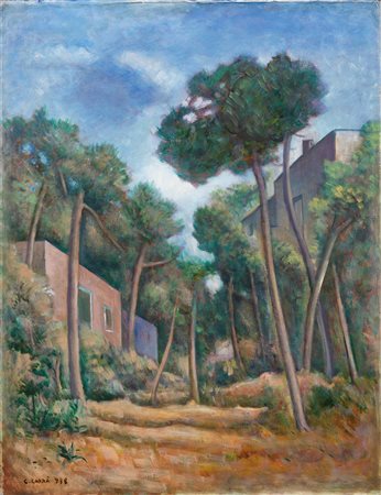 Carlo Carrà, Pineta, 1938
