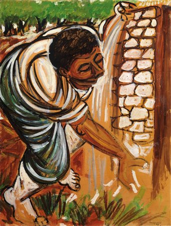 Giuseppe Migneco, Il contadino, 1950