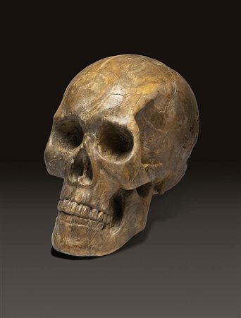 Grande teschio in marmo - XVIII secolo