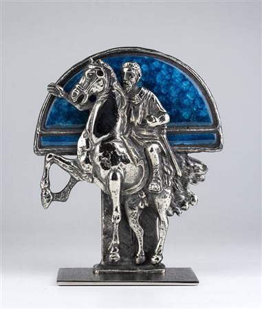 Scultura italiana in bronzo, argento e smalto - 1988, STUDIO DEL CAMPO 