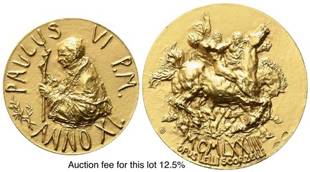 CITTA' DEL VATICANO. Paolo VI (1963-1978). Trittico di medaglie