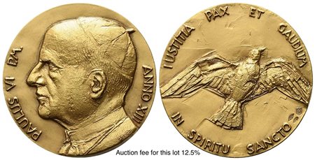 CITTA' DEL VATICANO. Paolo VI (1963-1978). Trittico di medaglie