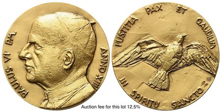 CITTA' DEL VATICANO. Paolo VI (1963-1978). Trittico di medaglie