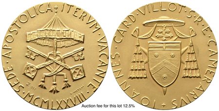 CITTA' DEL VATICANO. SEDE VACANTE. Trittico di medaglie