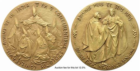 CITTA' DEL VATICANO. Paolo VI (1963-1978). Trittico di medaglie straordinarie