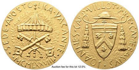 CITTA' DEL VATICANO. SEDE VACANTE. Trittico di medaglie