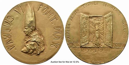 CITTA' DEL VATICANO. Paolo VI (1963-1978). Trittico di medaglie