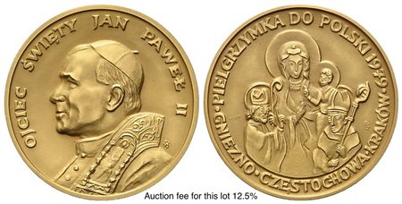 CITTA' DEL VATICANO. Giovanni Paolo II (1978-2005). Trittico di medaglie 1979