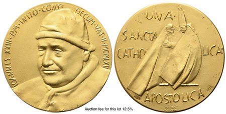 CITTA' DEL VATICANO. Giovanni XXIII (1958-1963). Trittico di medaglie straordinarie