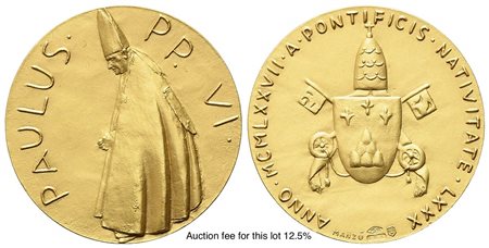 CITTA' DEL VATICANO. Paolo VI (1963-1978). Medaglia Straordinaria