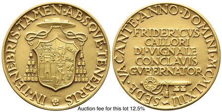 CITTA' DEL VATICANO. Sede Vacante. Trittico di medaglie