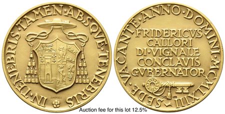 CITTA' DEL VATICANO. Sede Vacante. Trittico di medaglie