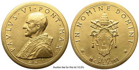 CITTA' DEL VATICANO. Paolo VI (1963-1978). Trittico di medaglie straordinarie