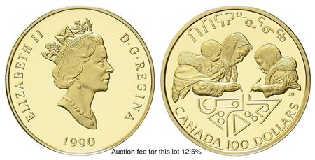 CANADA. 100 dollari