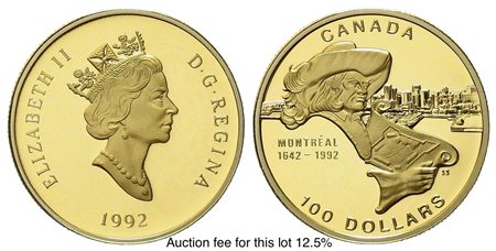 CANADA. 100 dollari