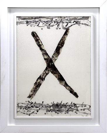 Alfredo Rapetti Composizione sacra, 2006 tecnica mista su carta cm 80x60...