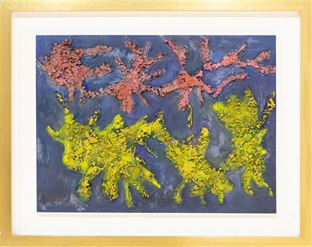 Andrea Raccagni Senza titolo, 1998 olio materico su tavola cm 60x80.