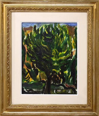 Virgilio Guidi Paesaggio marchigiano, 1980 olio su tela cm 50x40 Pubblicato...