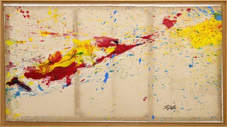 Shozo Shimamoto Untitled, Capri – Certosa, 2008 acrilico e vetro su tela cm...