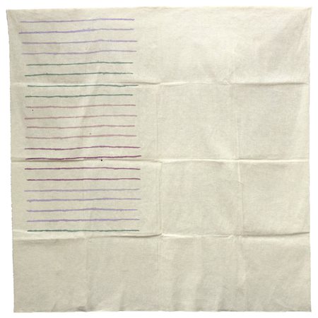 Giorgio Griffa Senza titolo, 1976 acrilico su tela cm 150x150 Archivio...