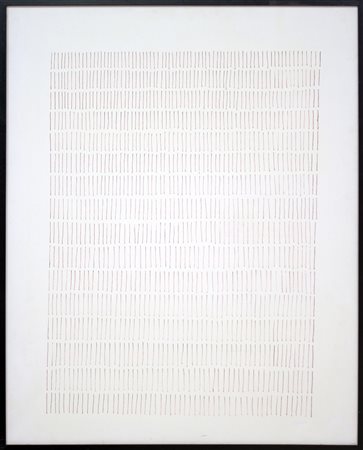 Arturo Vermi Diario, 1969 tecnica mista su tela cm 100x80 Archivio Arturo Vermi.