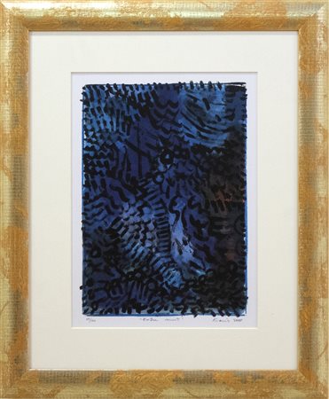 Giorgio Kiaris Extra nuit, 2008 litografia cm 37x27 Tiratura 65/100 Opera con...