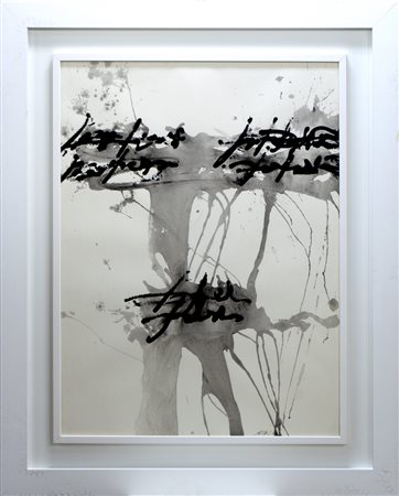 Alfredo Rapetti Composizione sacra, 2006 tecnica mista su carta cm 80x60...