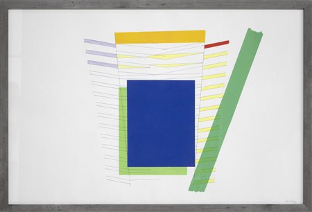 Agostino Bonalumi Senza titolo, 2018 litografia cm 100x150 Tiratura 19/40...