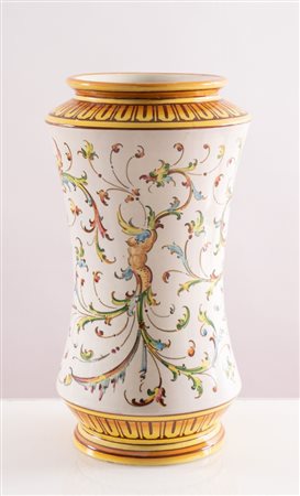 MANIFATTURA ANGELO MINGHETTI, Bologna, 1920 - 1930. Grande vaso in maiolica...