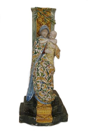 MANIFATTURA ANGELO MINGHETTI, Bologna, inizi del XX secolo. Scultura in...