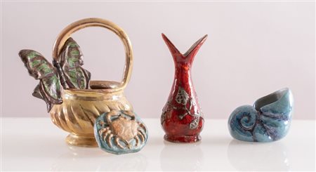 PIETRO MELANDRI (Faenza 1885 - 1976) Lotto composto da cinque sculture in...