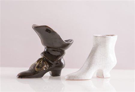 MANIFATTURA ANGELO MINGHETTI, Bologna, 1920 - 1930. Coppia di piccole...