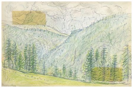 MOSES LEVY Tunisi 1885 – Viareggio 1968 Senza titolo Pastelli e grafite su...