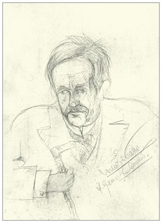 LORENZO VIANI Viareggio 1882 – Ostia 1936 Il genero… Grafite su carta 32 x...