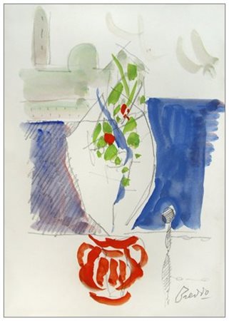 GASTONE BREDDO Padova 1915 – Calenzano 1991 Senza titolo T.m. su cartoncino...