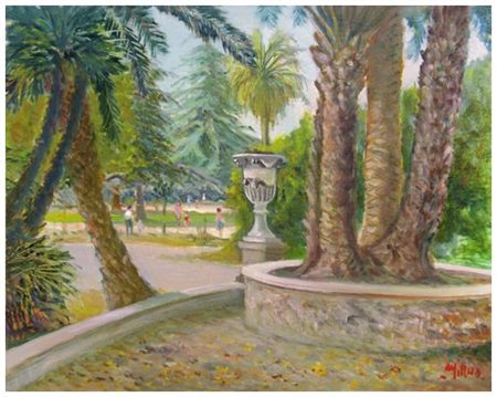 MILLUS (Mauro Illusi) Livorno 1925 – 1992 Villa Fabbricotti, Livorno 1987...