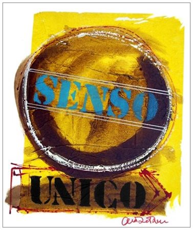 ANTONIO DEL DONNO Benevento 1927 Senso unico 1985 Pittura e t.m. su tela 60 x...