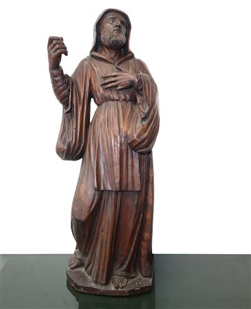 Scultura lignea Sant'Antonio Abate, XVIII secolo